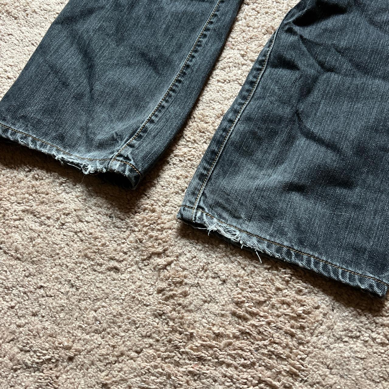 LEVI’s 501 dark wash denim jeans Minor distressing... - Depop