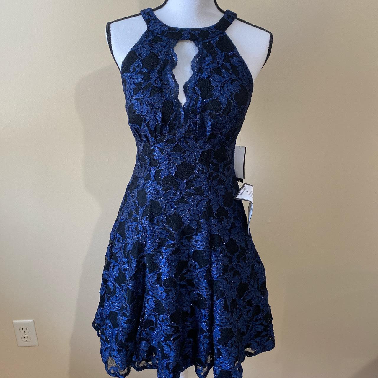 Macys online Blue and Black Dress