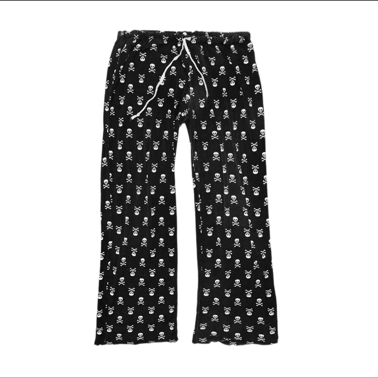 Skull Pajama Pants Early 2000’s! Mall goth / Cyber... - Depop