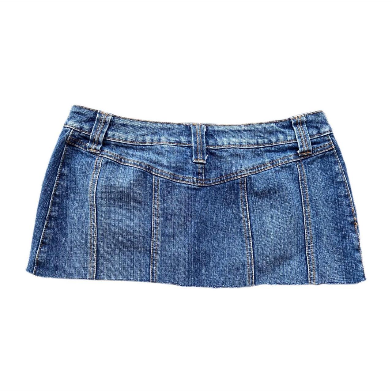 Apt. 9 Denim Micro Mini Skirt Early... - Depop