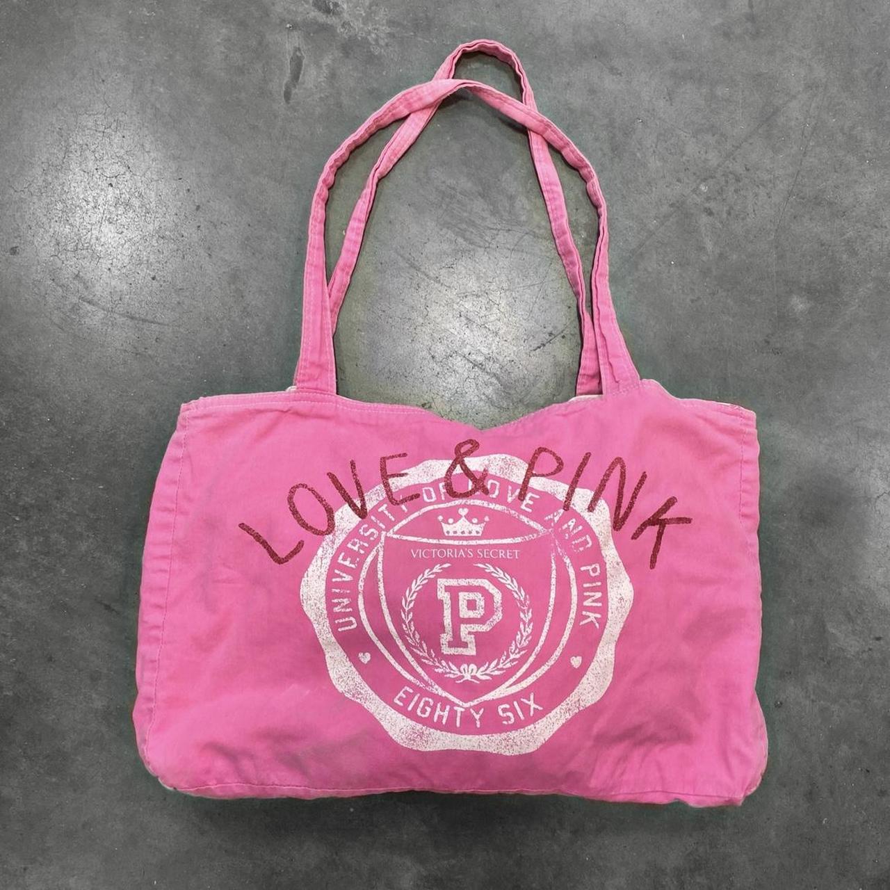 Love Pink Bag Early 2000’s! Mcbling / trashy bimbo,... - Depop