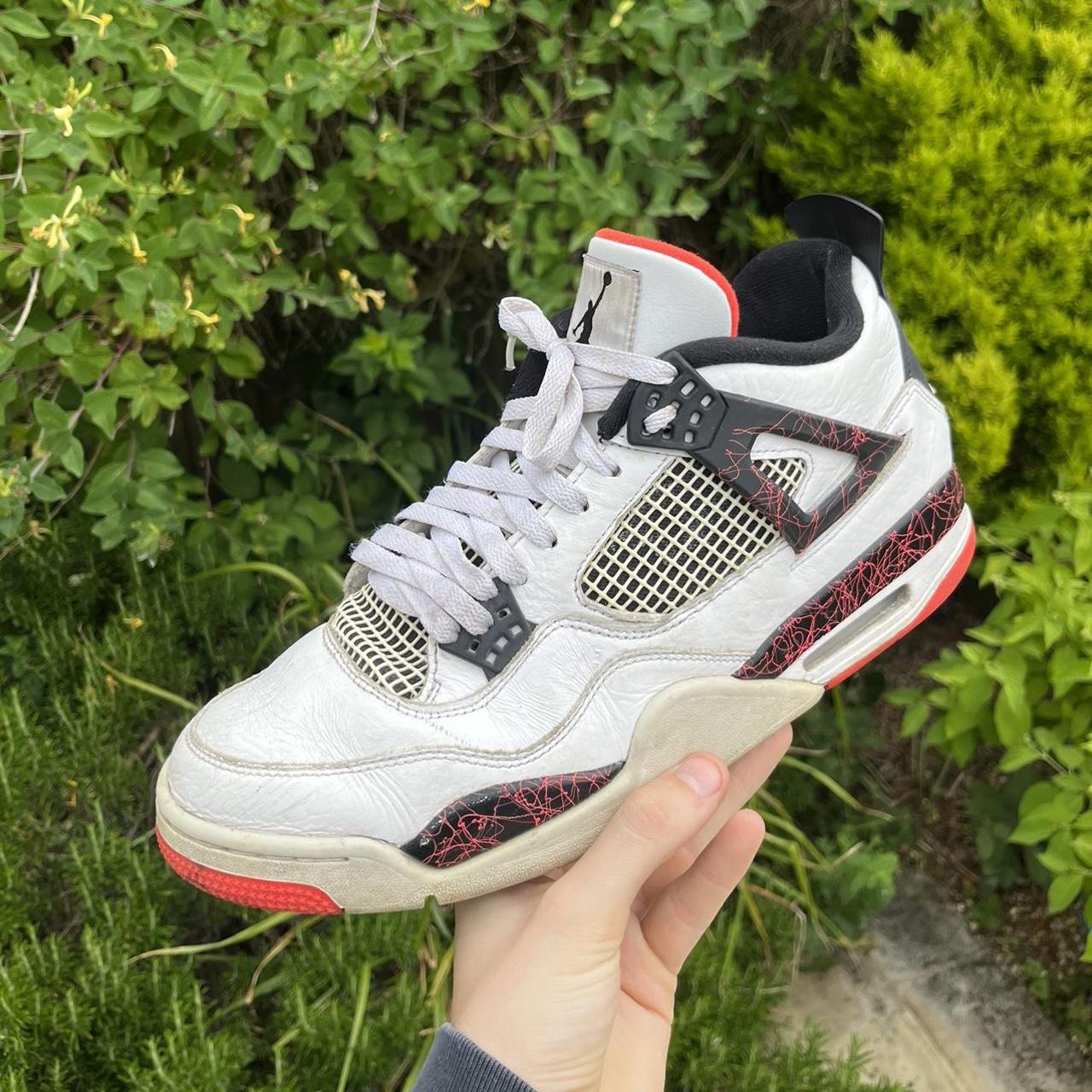 Jordan 4 Bright Crimson I have worn these a few... - Depop