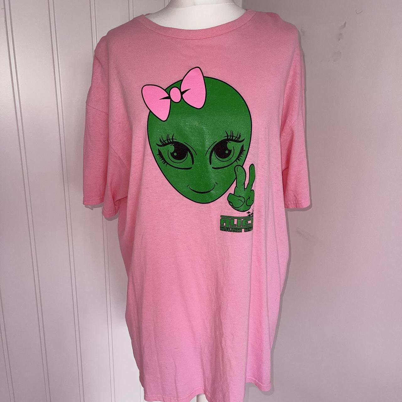 Pink store alien shirt