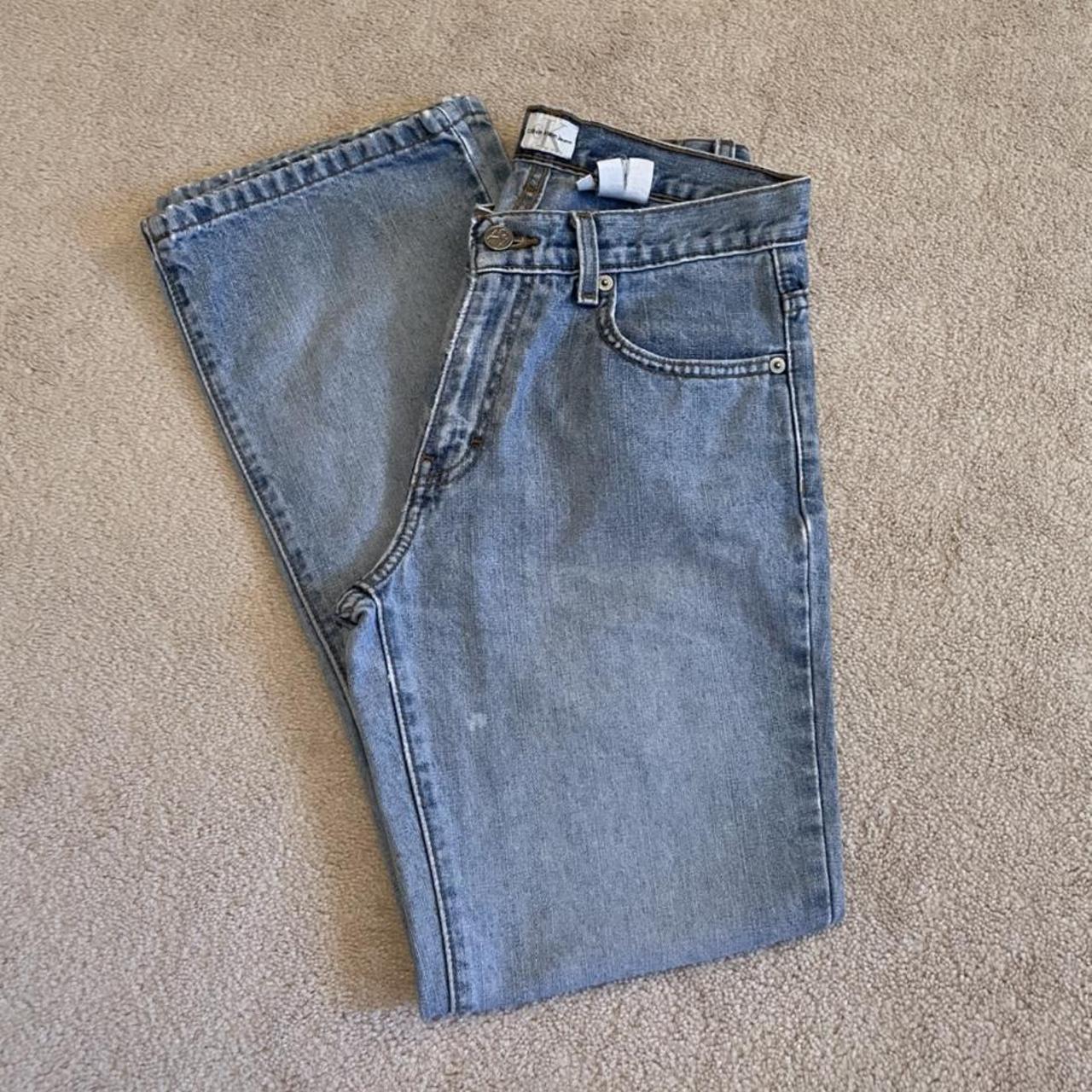 2000s Calvin Klein Straight Leg Jeans, size 4. These... - Depop