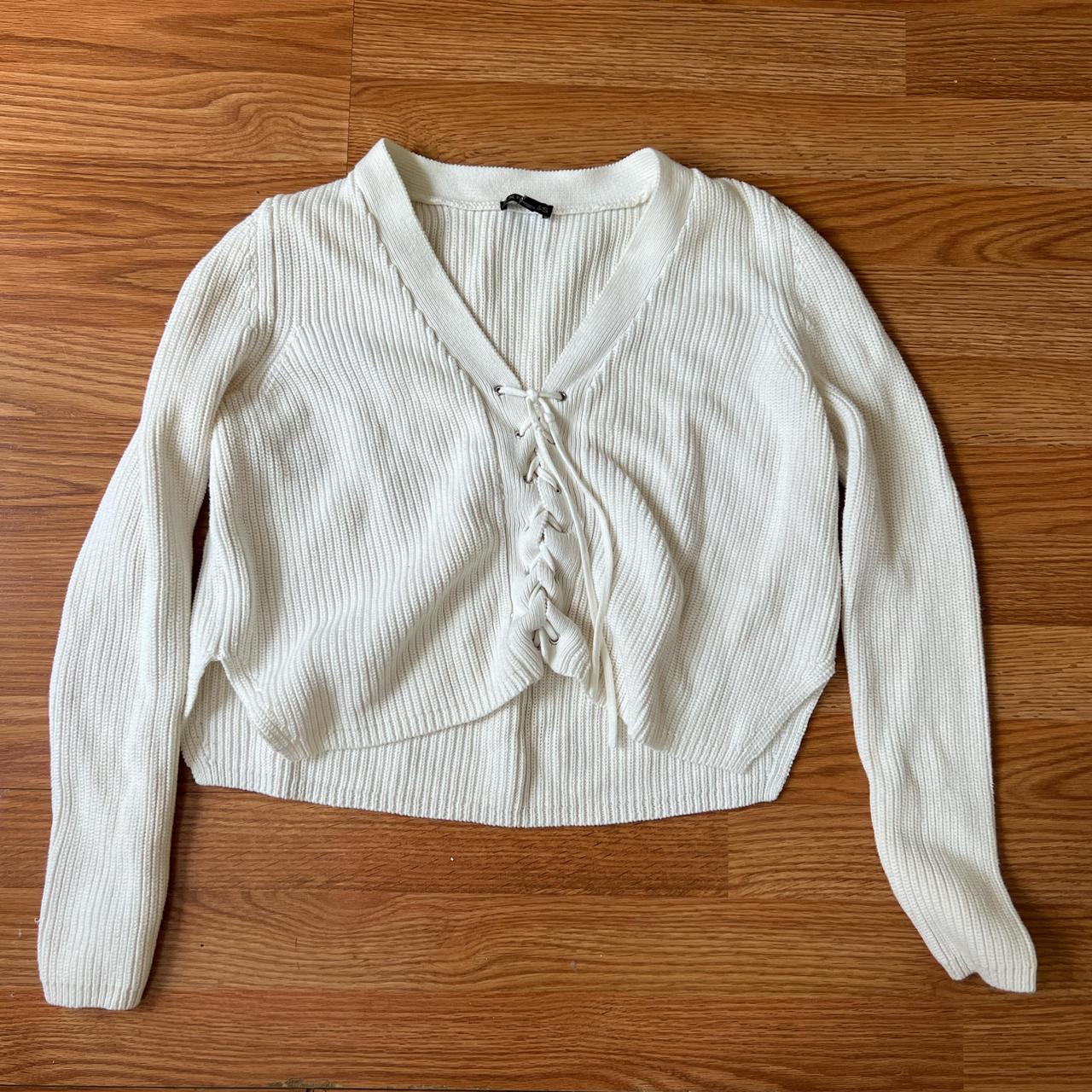 Express white sweater best sale