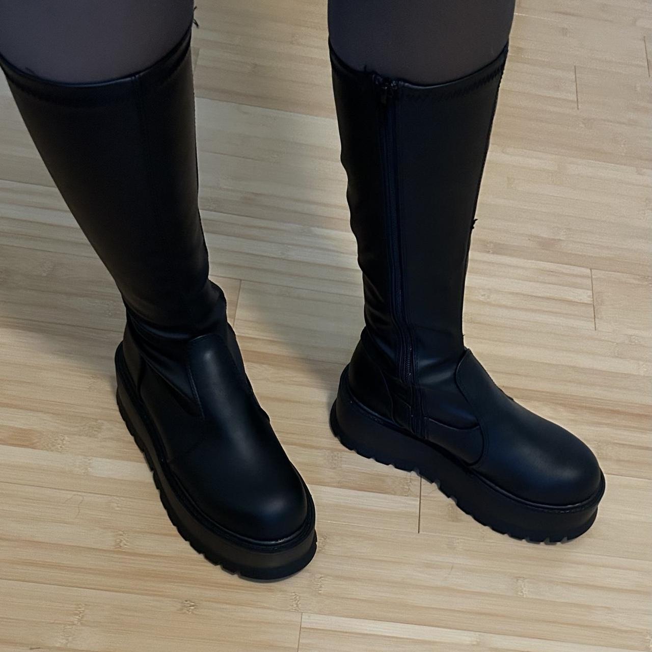 mens demonia platform boots