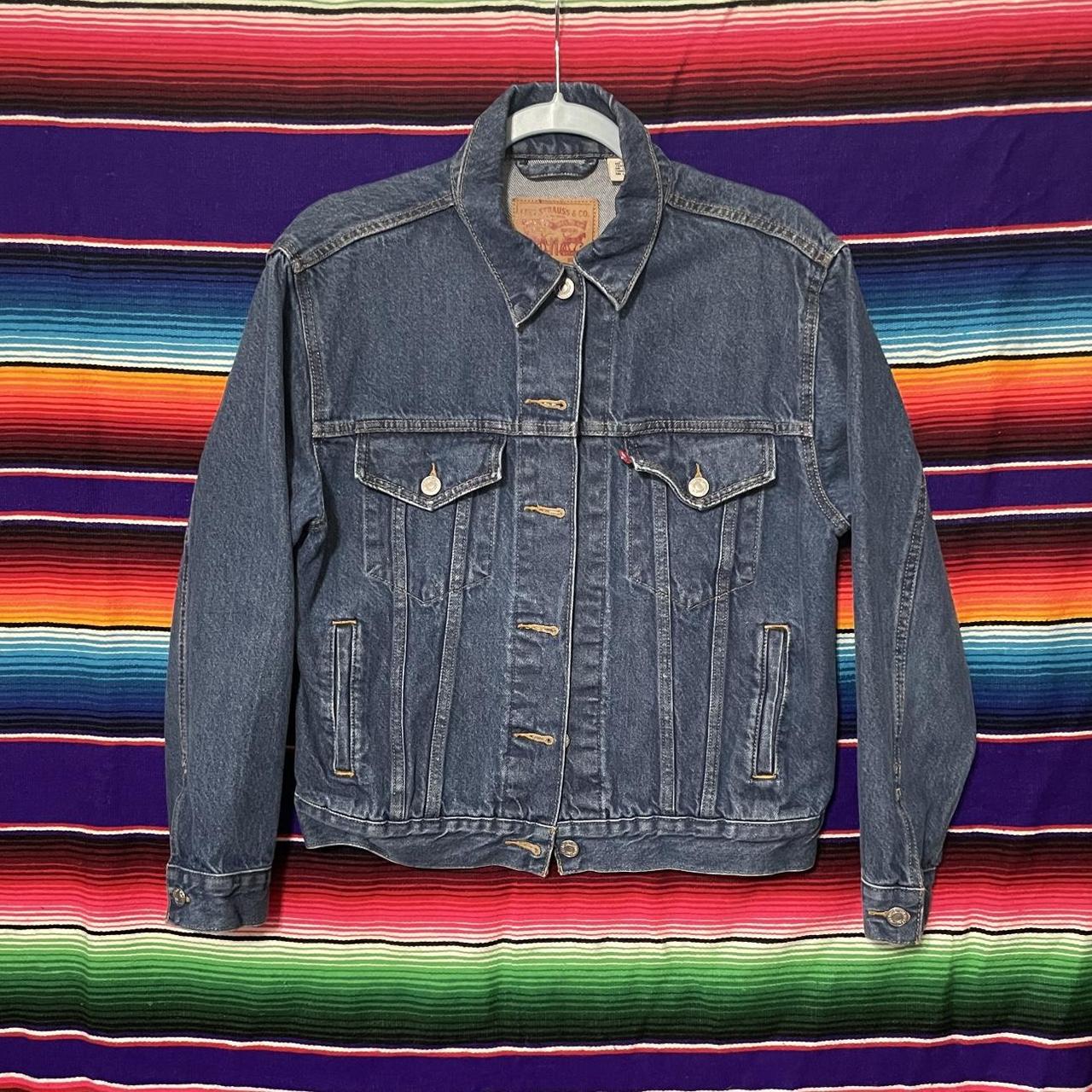 Levi s boyfriend trucker denim collared jacket. Depop