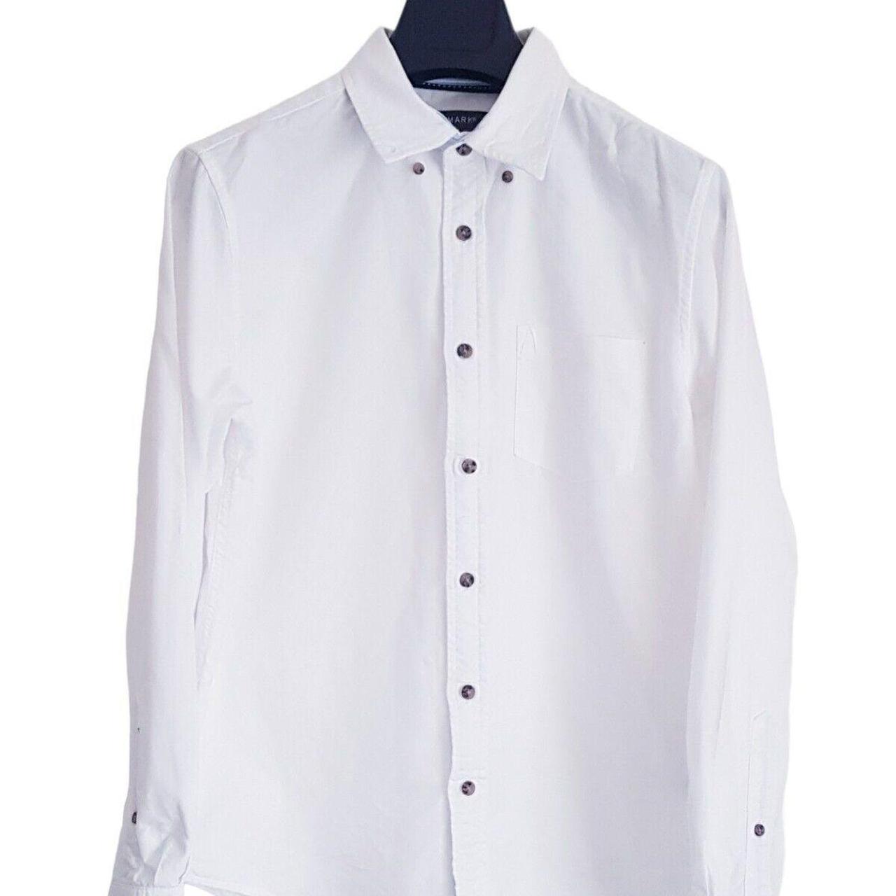 Primark 100 Cotton Regular Fit Long Sleeve White... Depop