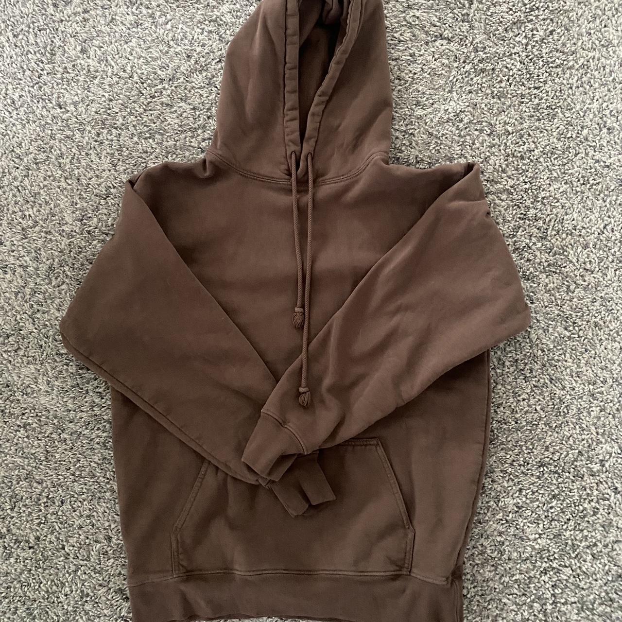 Brandy Melville Women's Brown Sweatshirt Depop