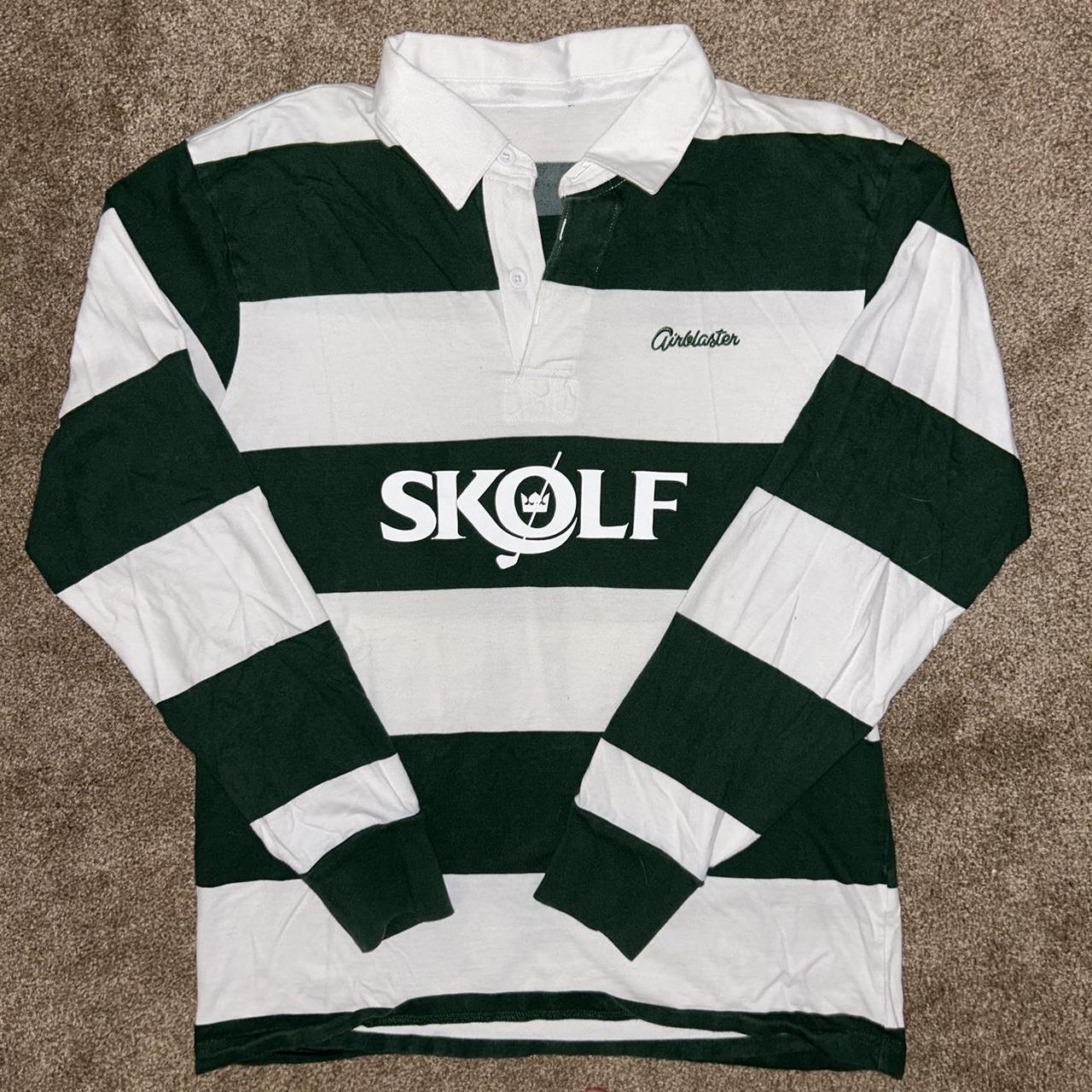 Skolf Airblaster One Of A Kind Long Sleeve Polo In Depop