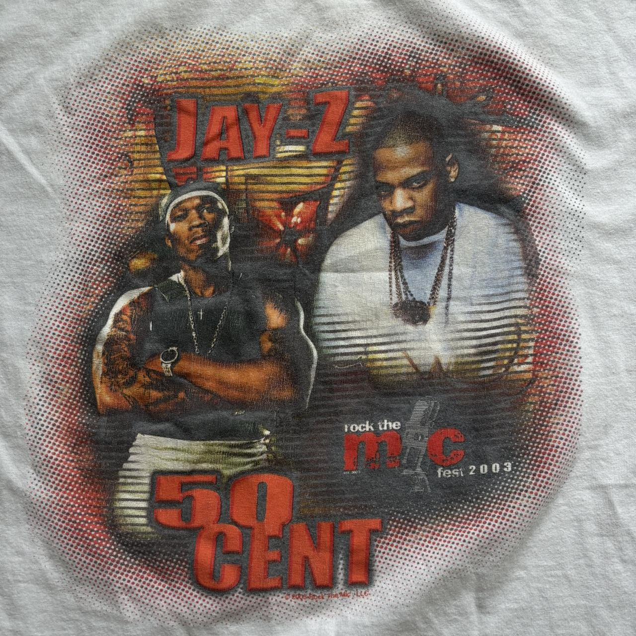 Vintage 2003 Jay-Z 50 Cent Rock the Mic festival rap...