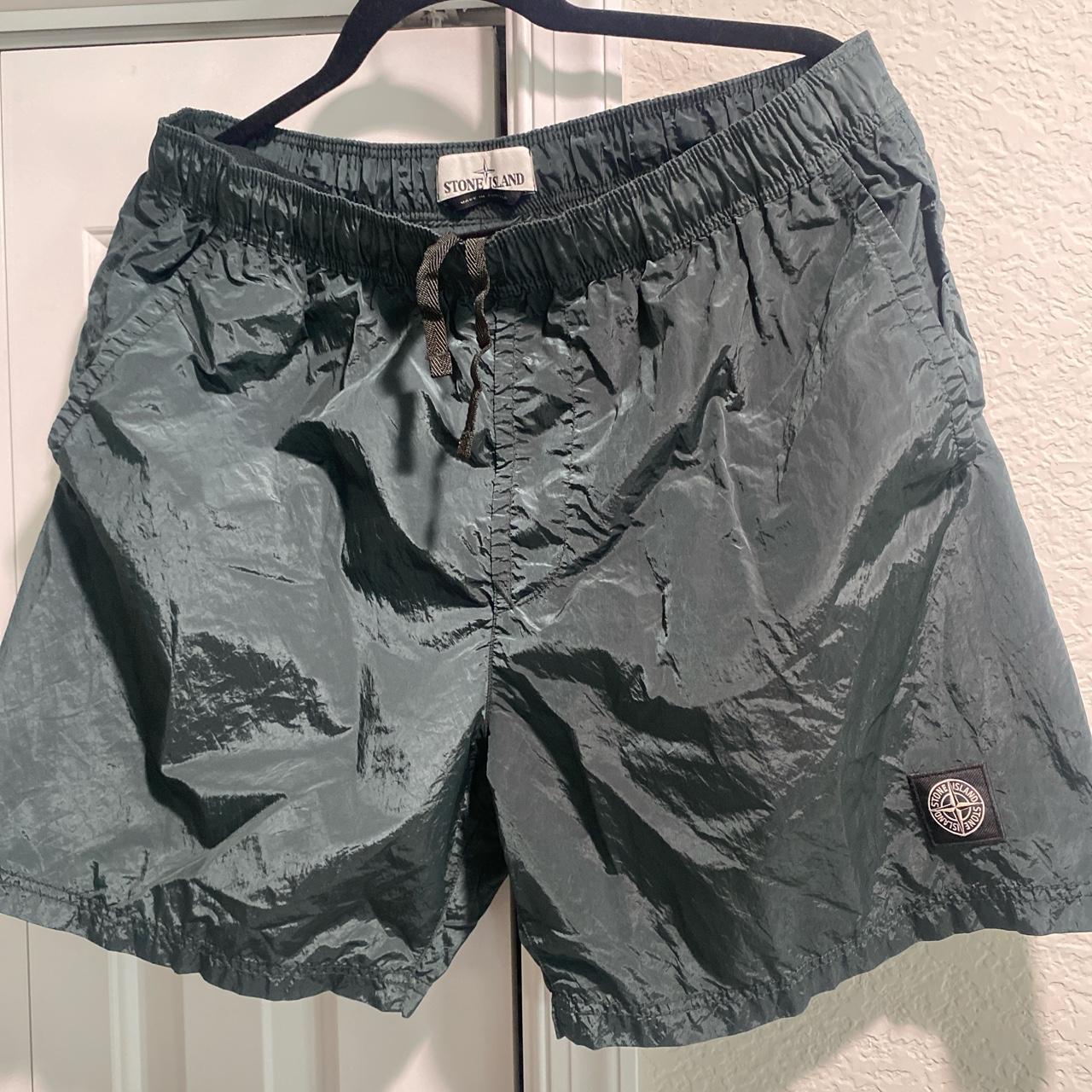 Stone island nylon on sale shorts