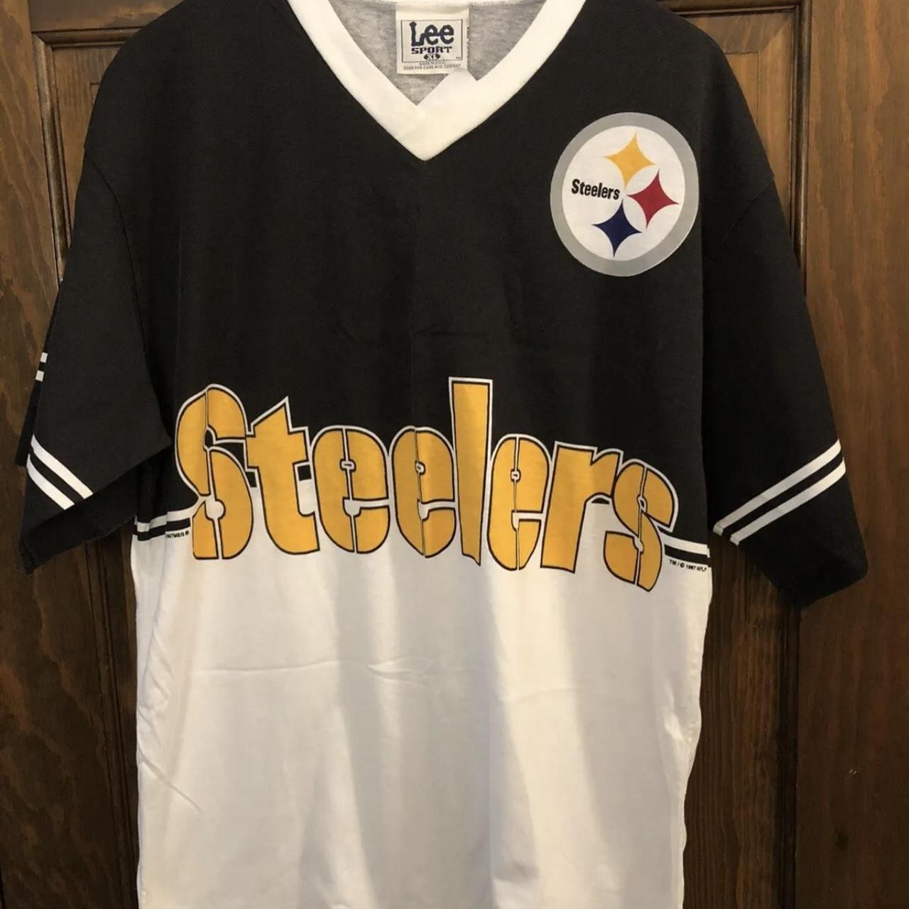 90s Pittsburg Steelers sweatshirt Size-XL #steelers - Depop