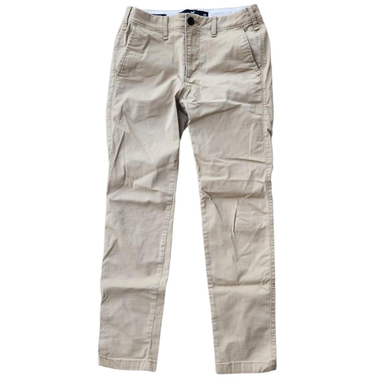 Hollister epic flex skinny chino khaki pants W26