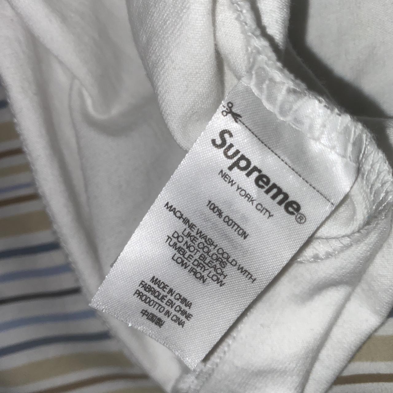 Supreme Typewriter S/S Top White Size:... - Depop