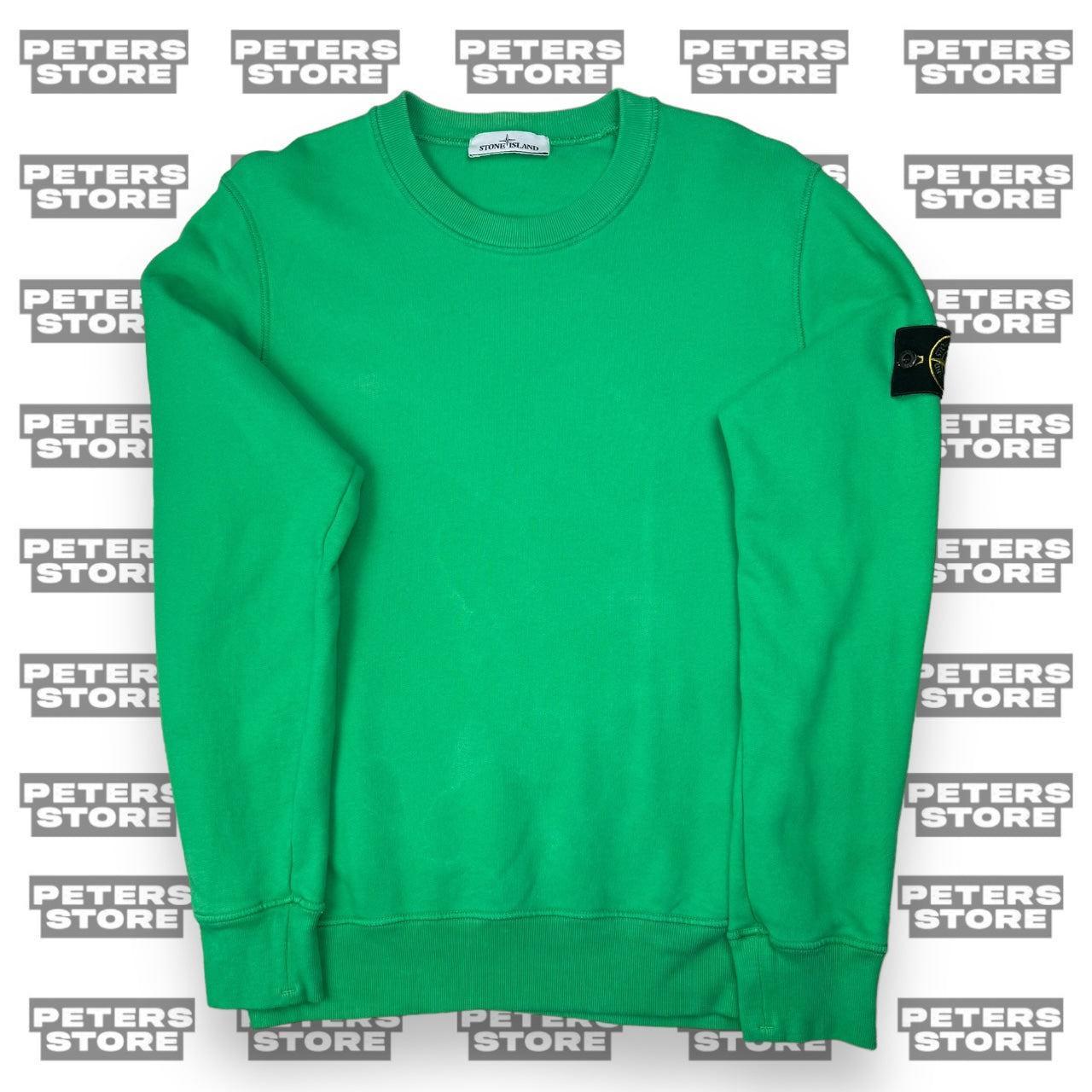 Lime green stone island cheap jumper