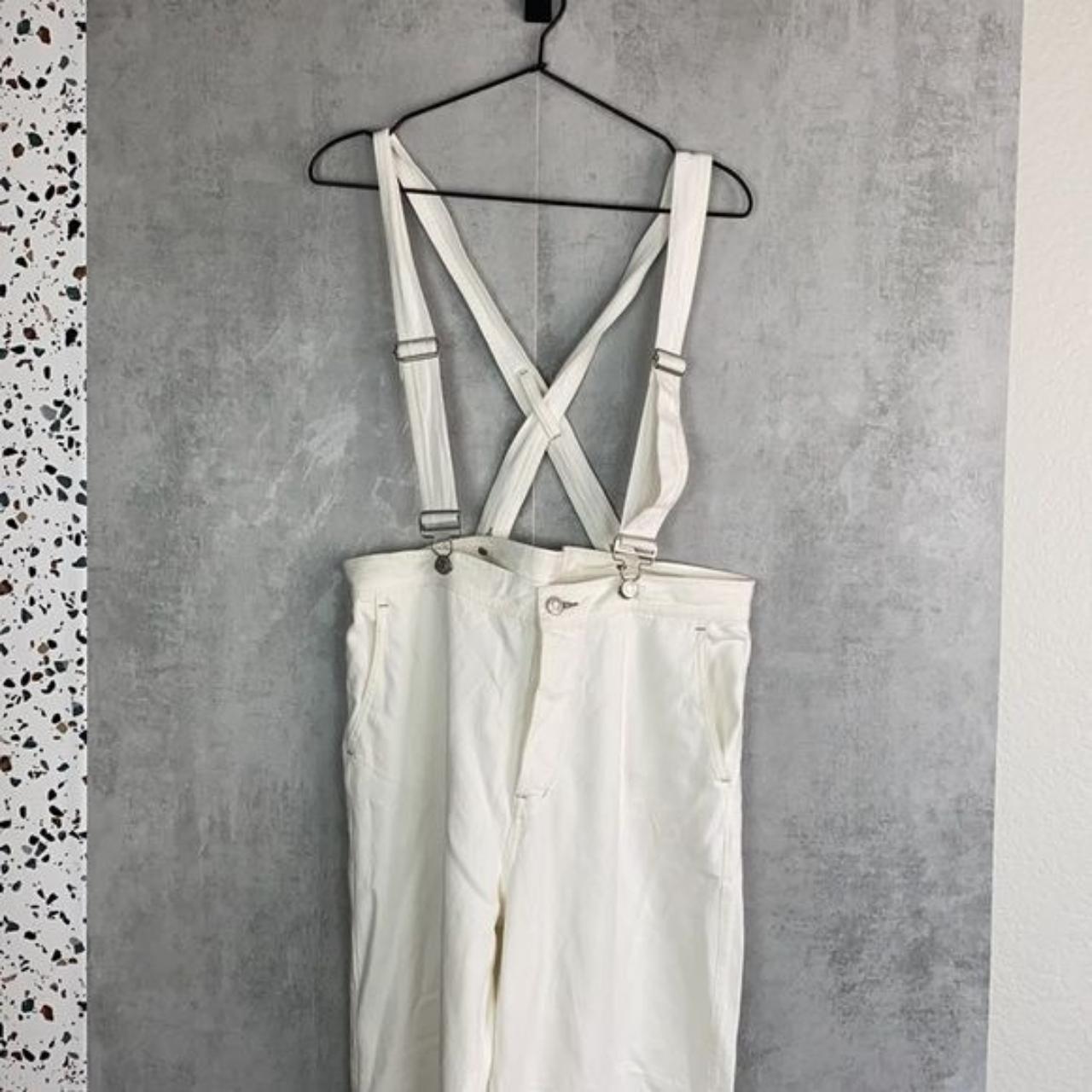 Gap shops white dungarees