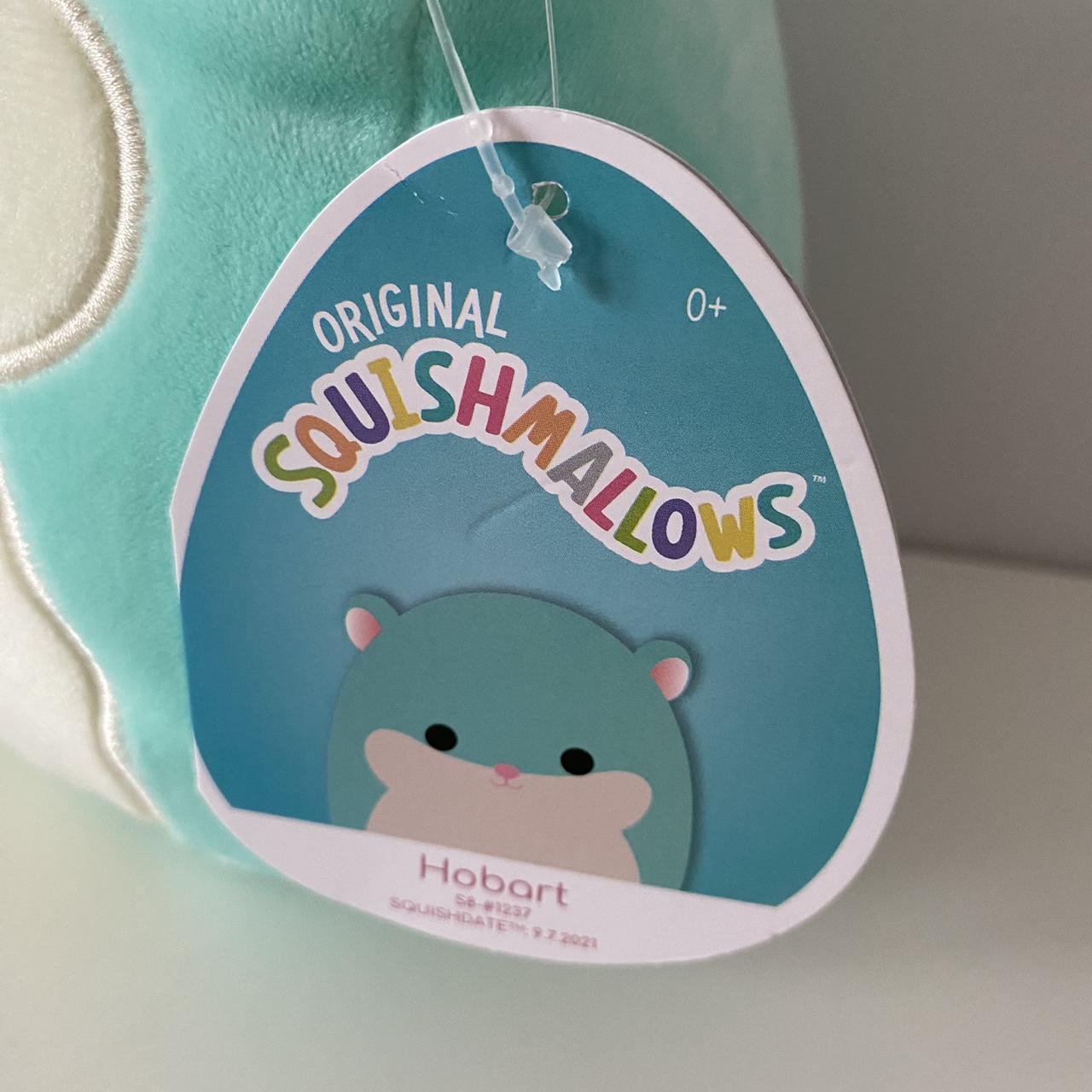 Squishmallows Blue and White Stuffed-animals | Depop