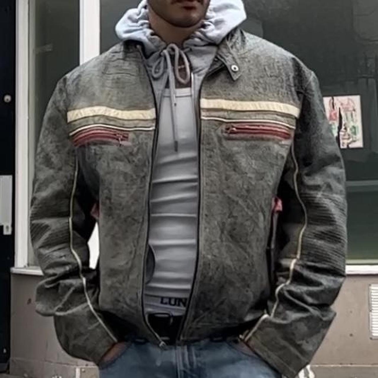 Motorbike Jacket Lambretta Leather Jacket RST Roadster Air CE Mens