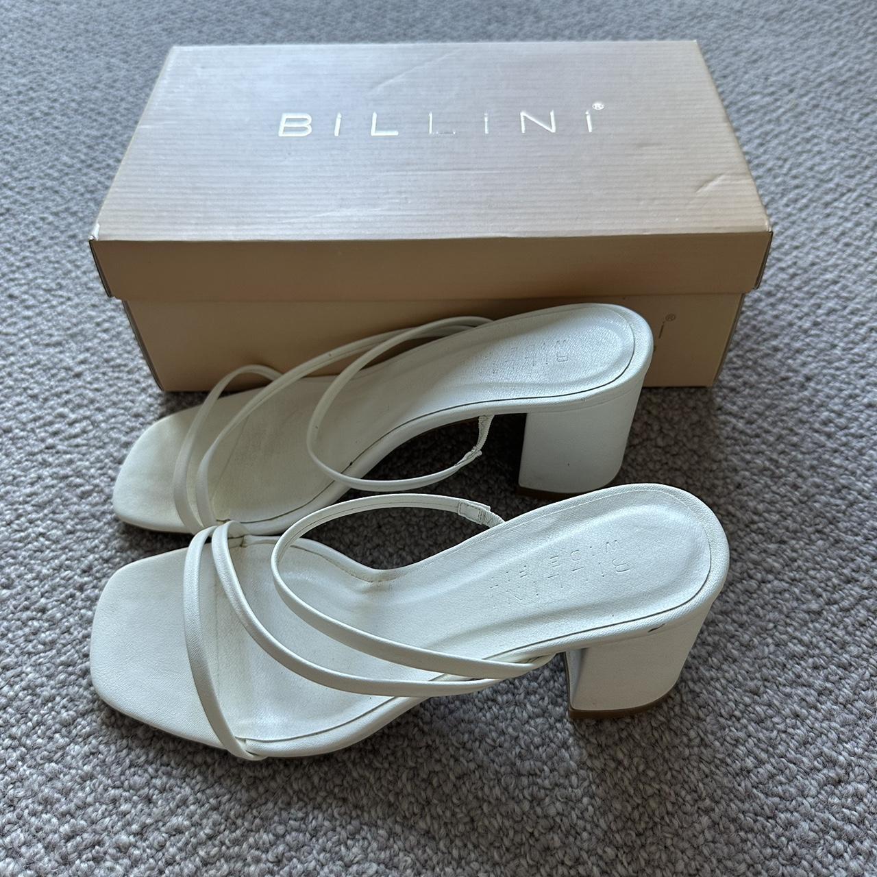 billini yazmin heels white