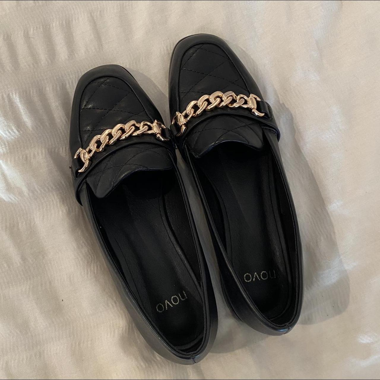 Novo Women’s black loafer slip on shoes *womens... - Depop