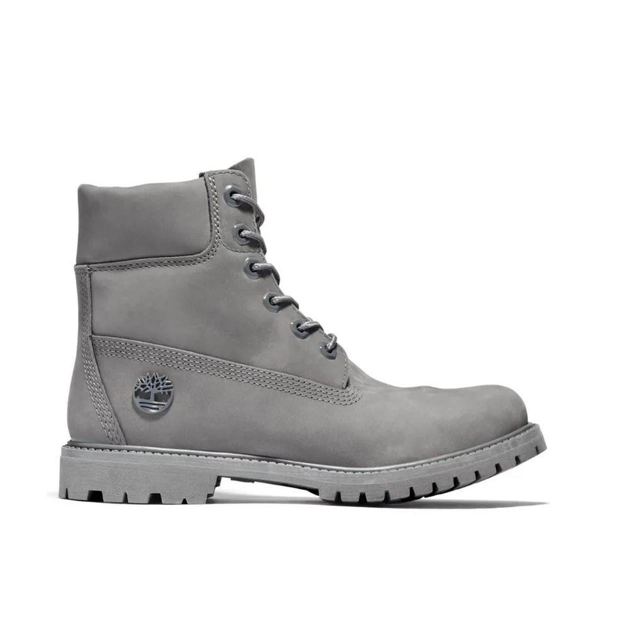 Timberland grey boots Depop