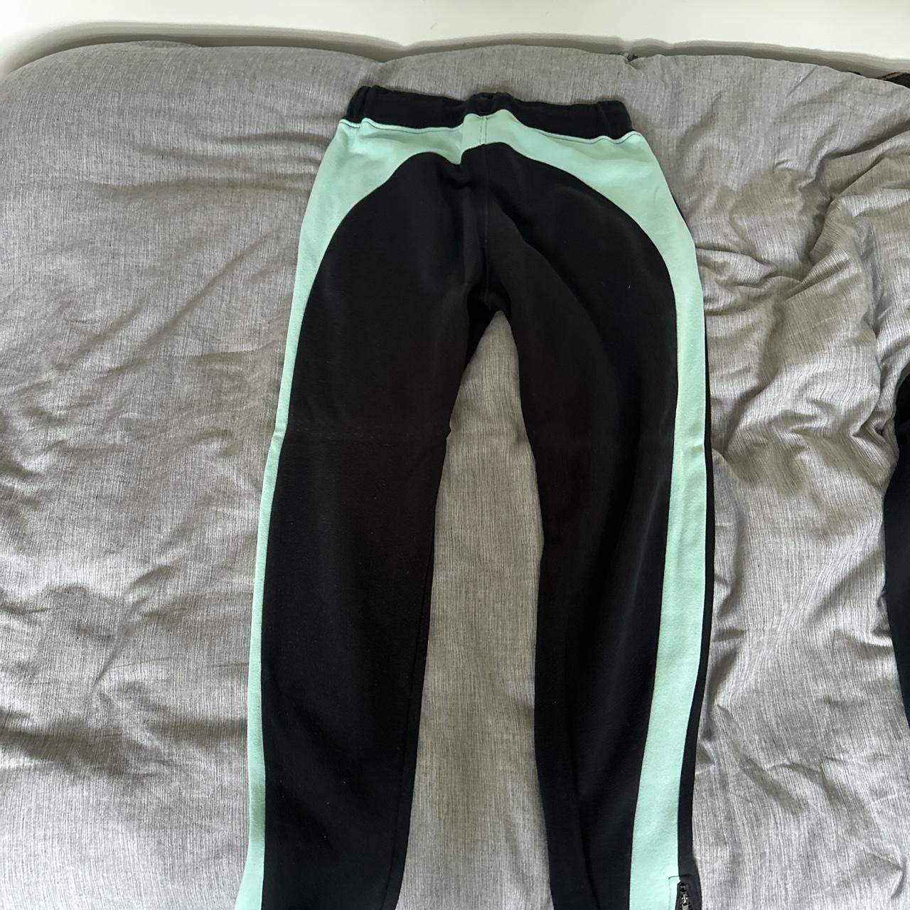 Trapstar Men's Black and Green Hoodie Depop