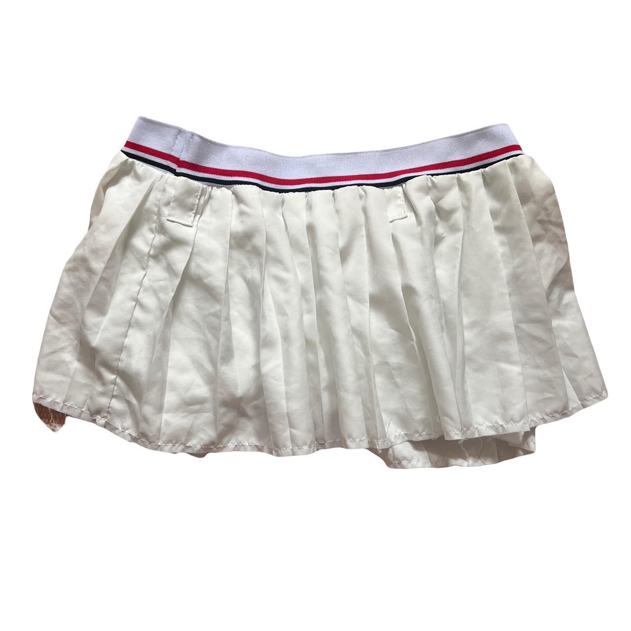 Brandy Melville Women's White Skirt Depop