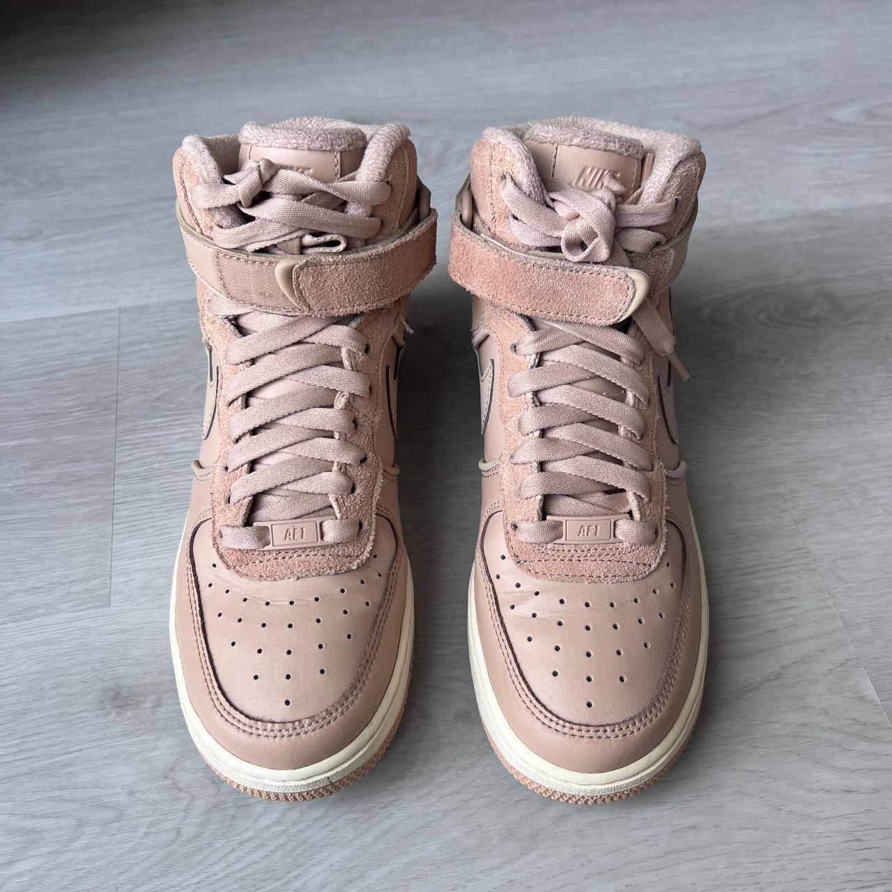 RARE NIKE AIRFORCE 1 HIGH TOP BIO BEIGE TAN . Depop