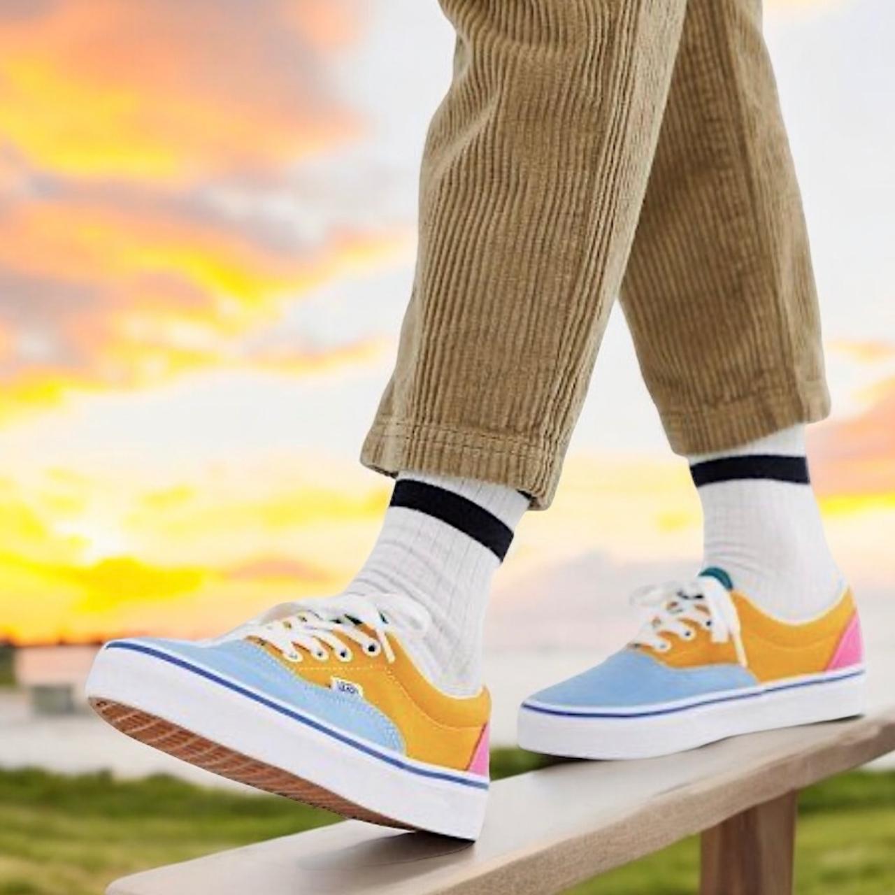 Bright color vans best sale