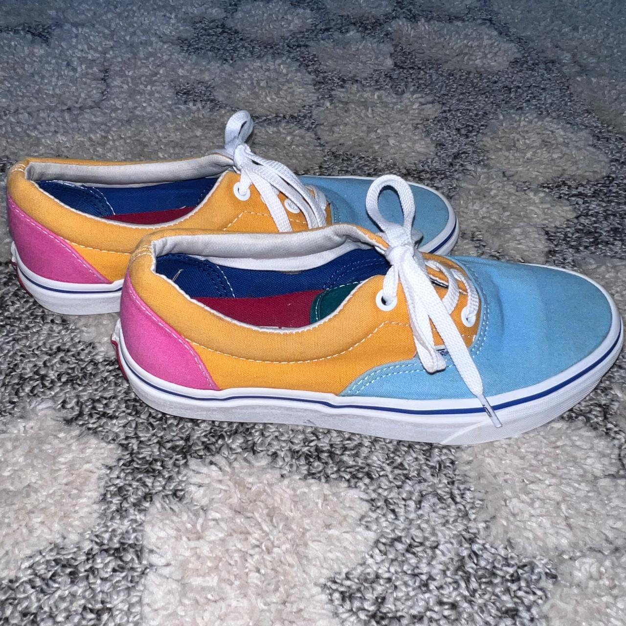 Vans ERA Multi Bright Colorblock Canvas Sneakers . Depop