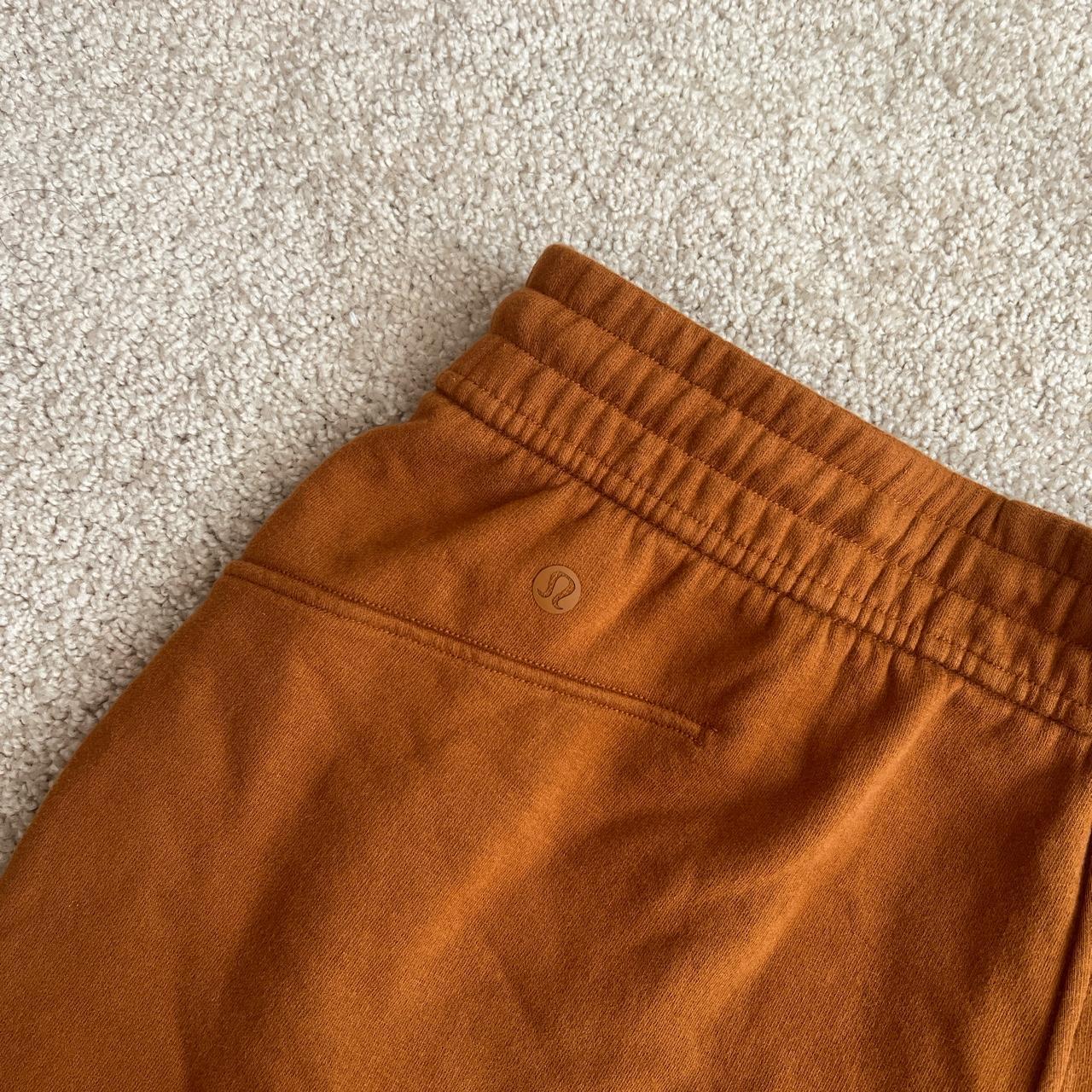 burnt orange lulu sweat shorts 🩳 bought brand new Depop