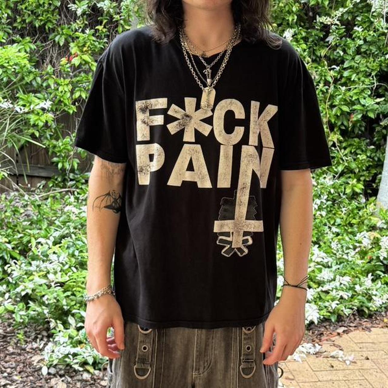 fuck pain tee t shirt size XL Vintage 90s era | Depop