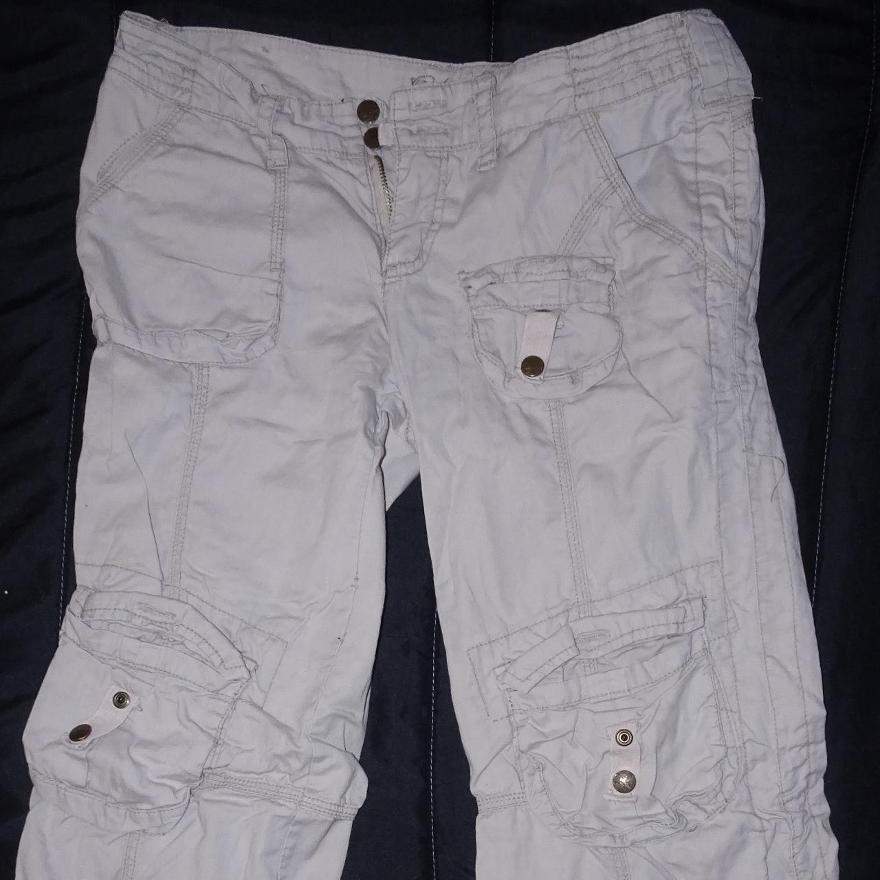 cargo pants worn a few times has one pen stain on... - Depop