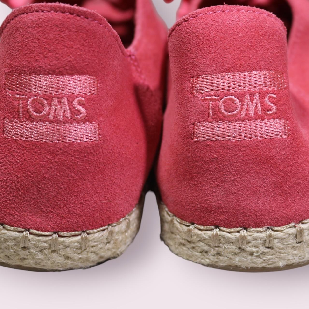 Toms bloom suede platform espadrilles sale