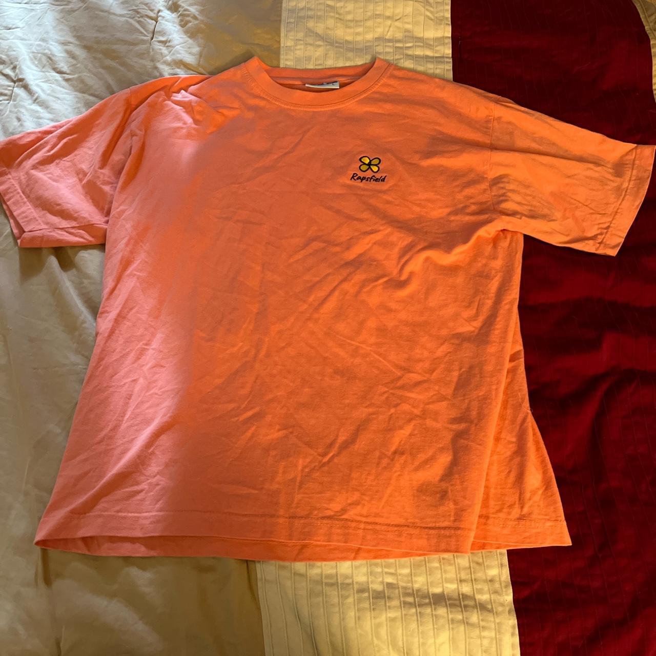 Men's Pink and Yellow T-shirt | Depop