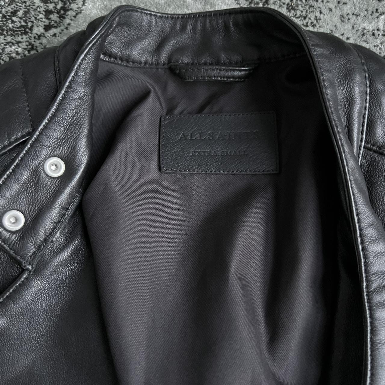 All Saints Leather Jacket New without tag Colour:... - Depop