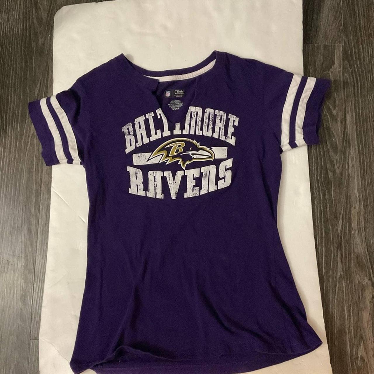 Nike NFL Team Apparel Women's Shirt Baltimore Ravens - Depop