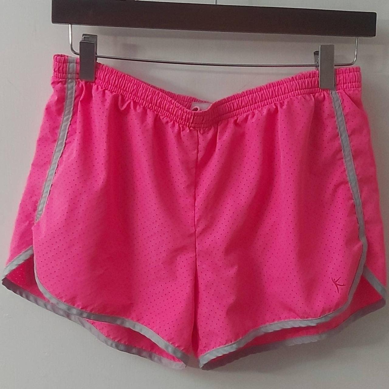 Danskin Now Women's Small 4/6 Bright Pink Orange Running Shorts