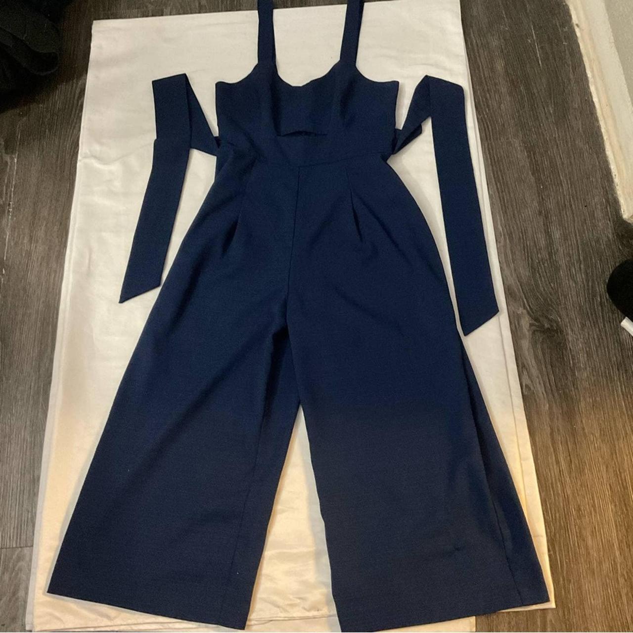 Navy blue jumpsuit shop forever 21