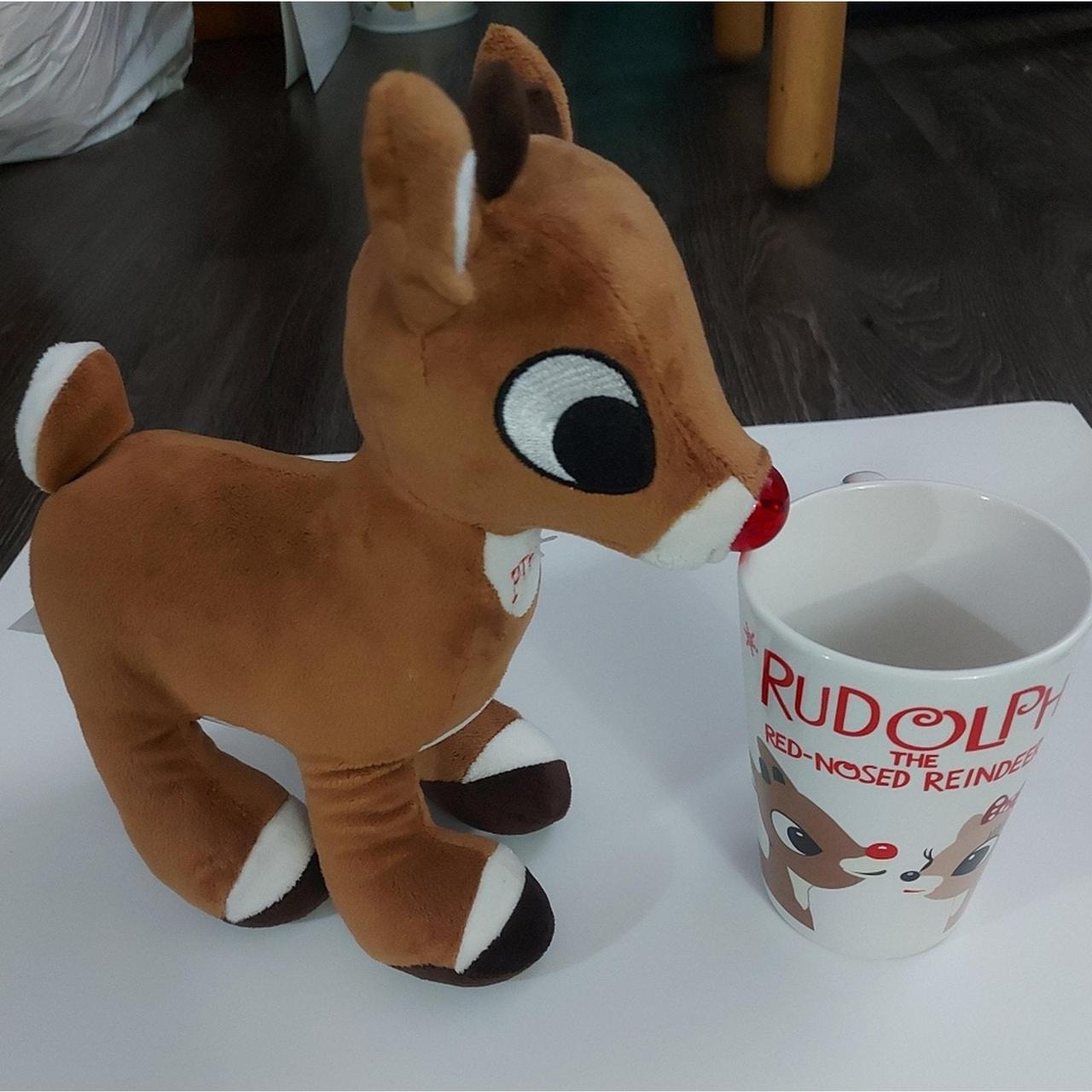 Singing rudolph stuffed animal online