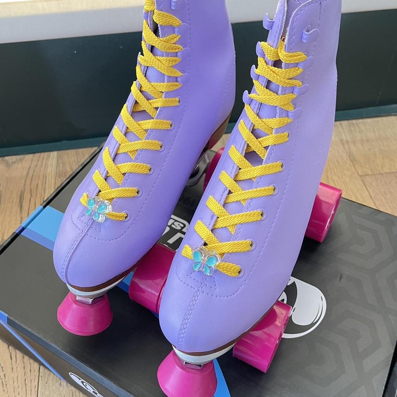 New Custom Chicago Roller Skates in Lilac 🛼 Size... Depop