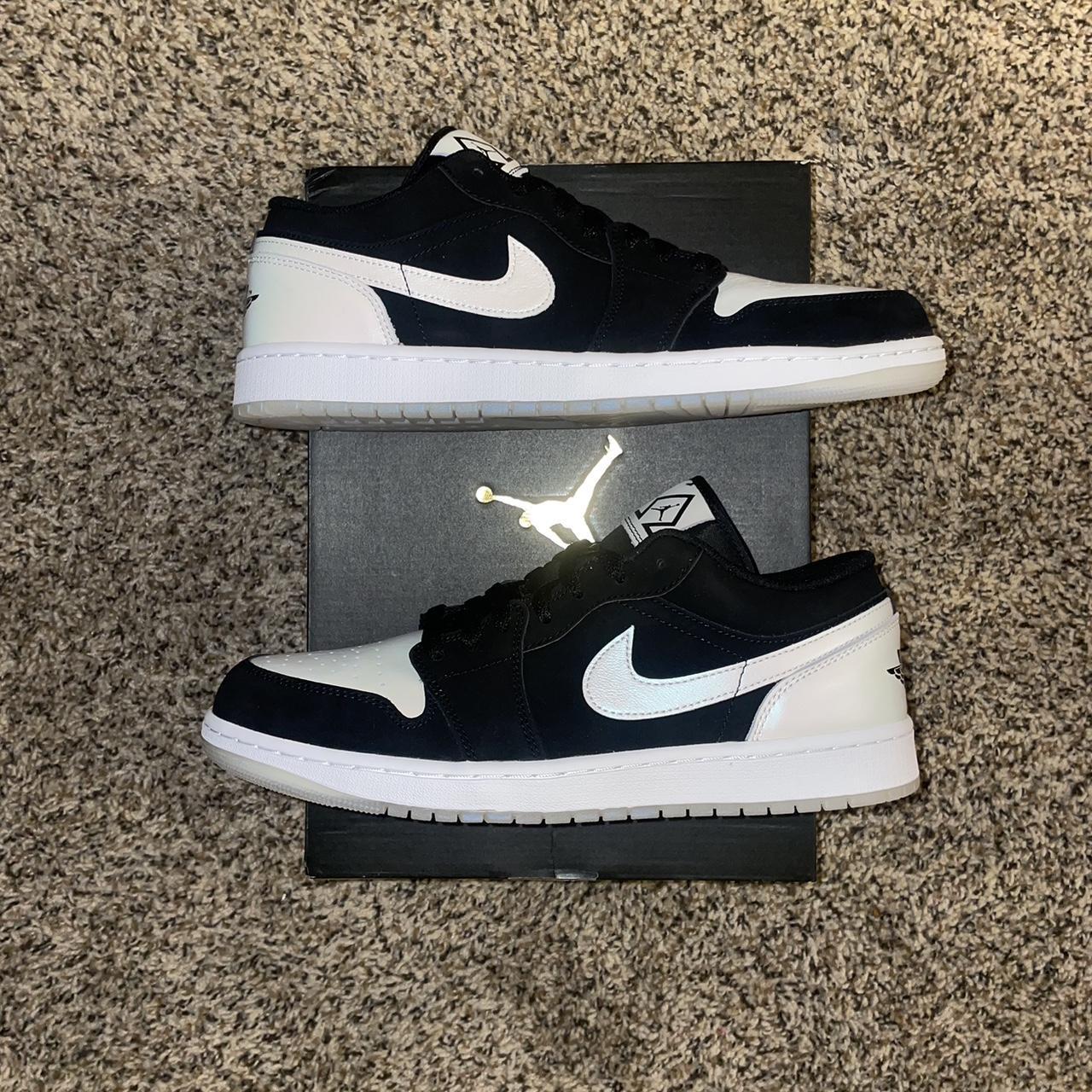 Nike Air Jordan 1 Low SE “Diamond Shorts ” Black... - Depop