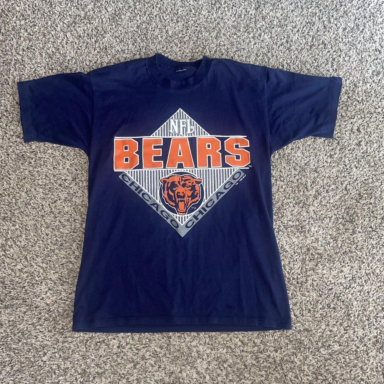 I'm A Bears Fan Chicago Bears Shirt Navy Short - Depop