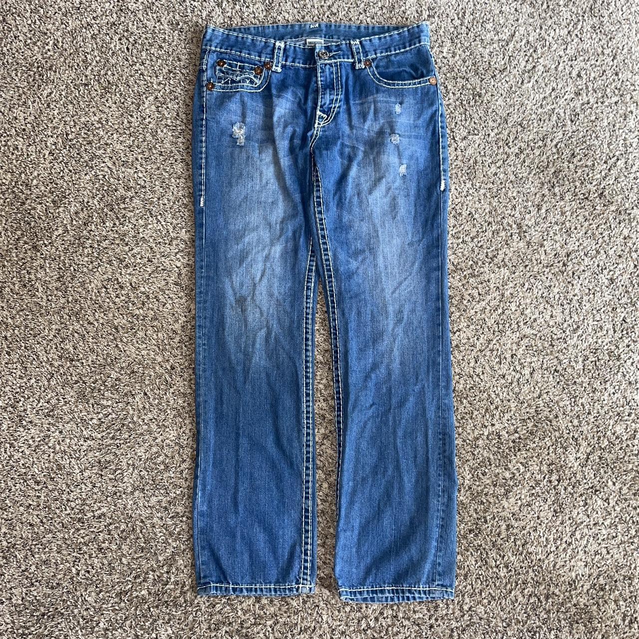 Men’s True Religion Jeans Size 36 Length is... - Depop