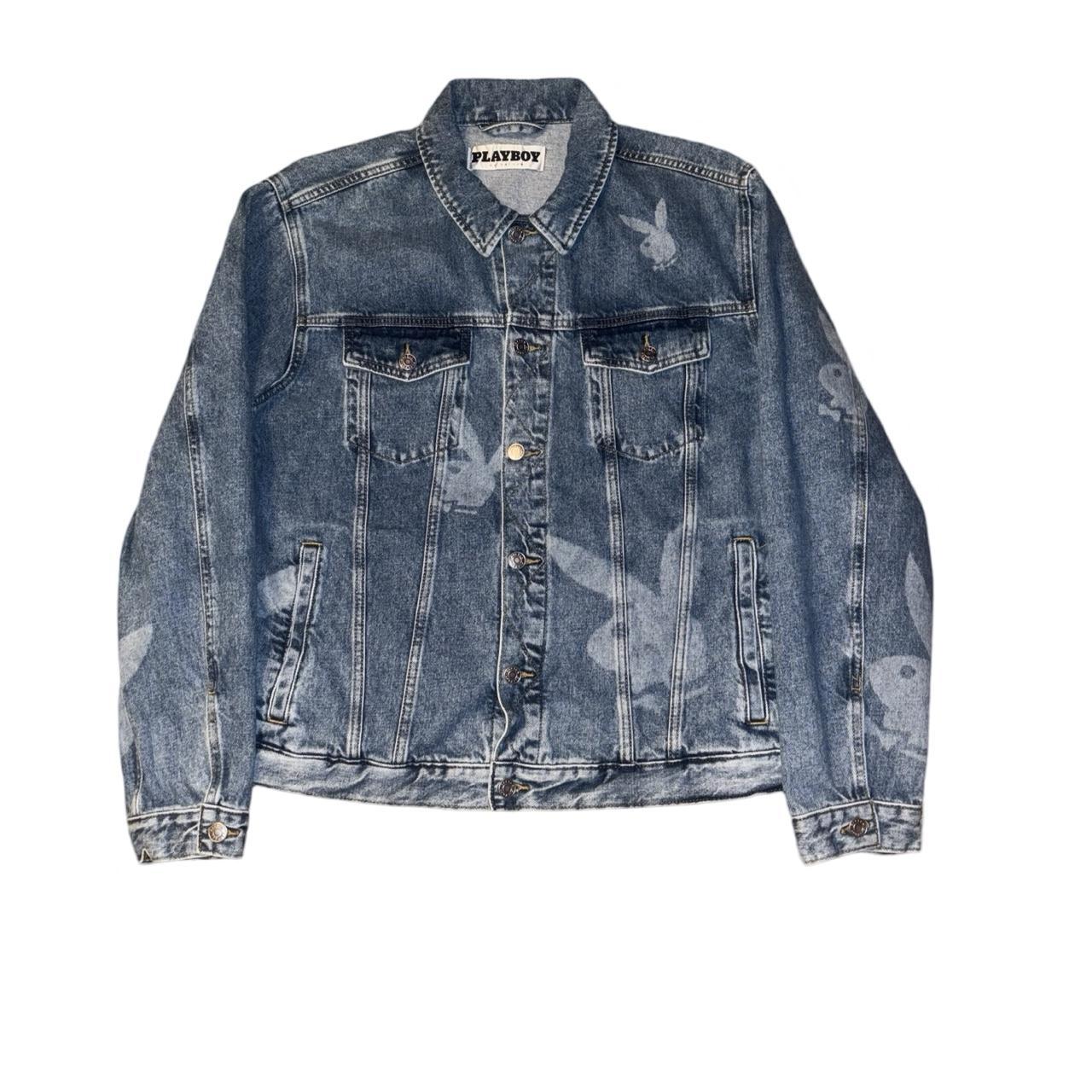 Denim jacket-y2k - Depop