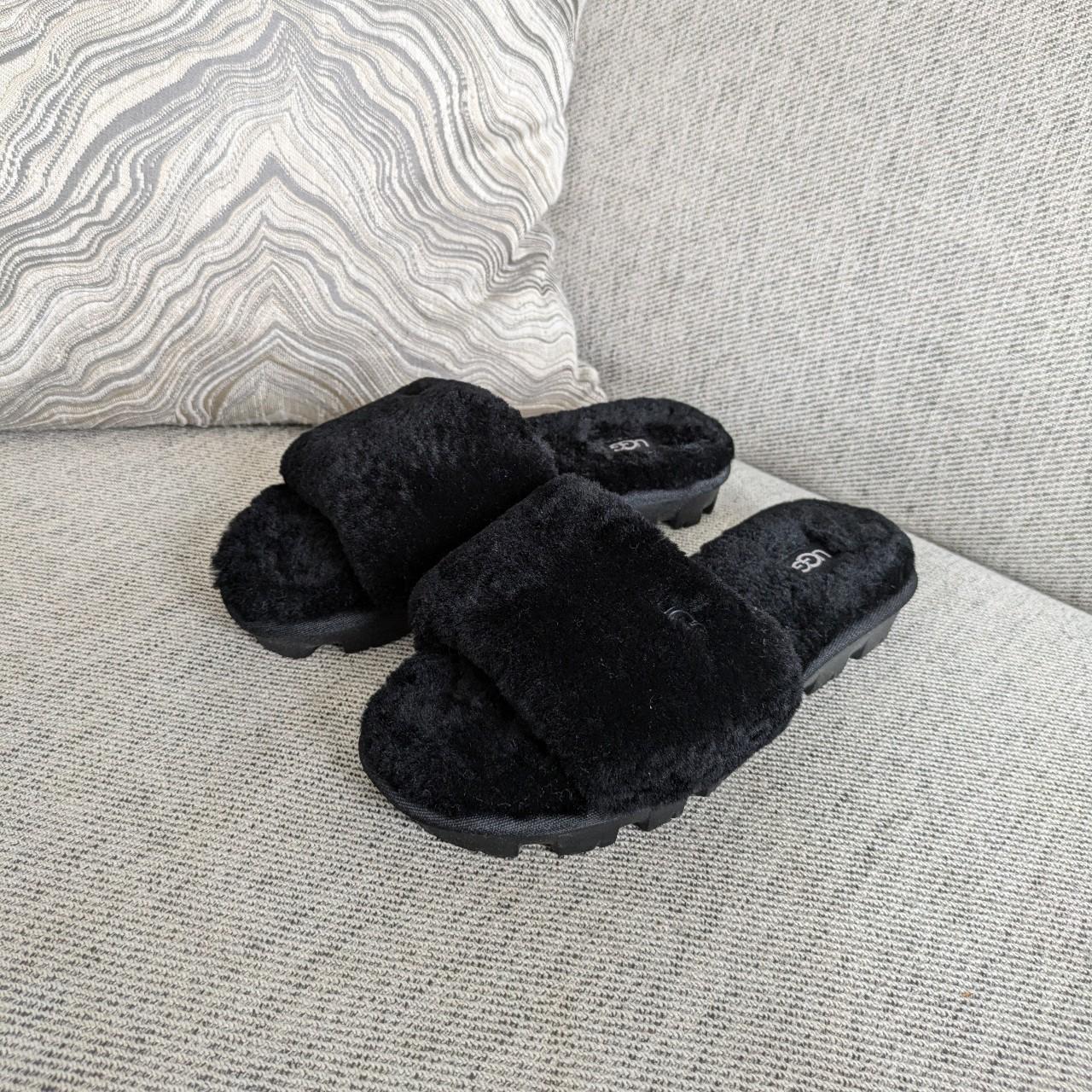 slide slippers ugg cozette slipper black