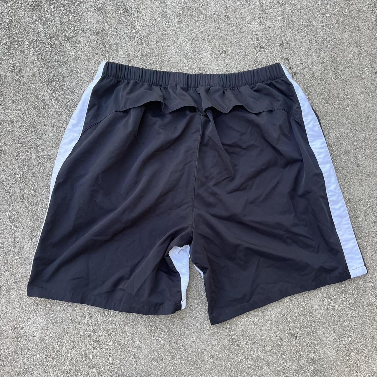 Mens Polo Black and White Athletic Casual Shorts... - Depop