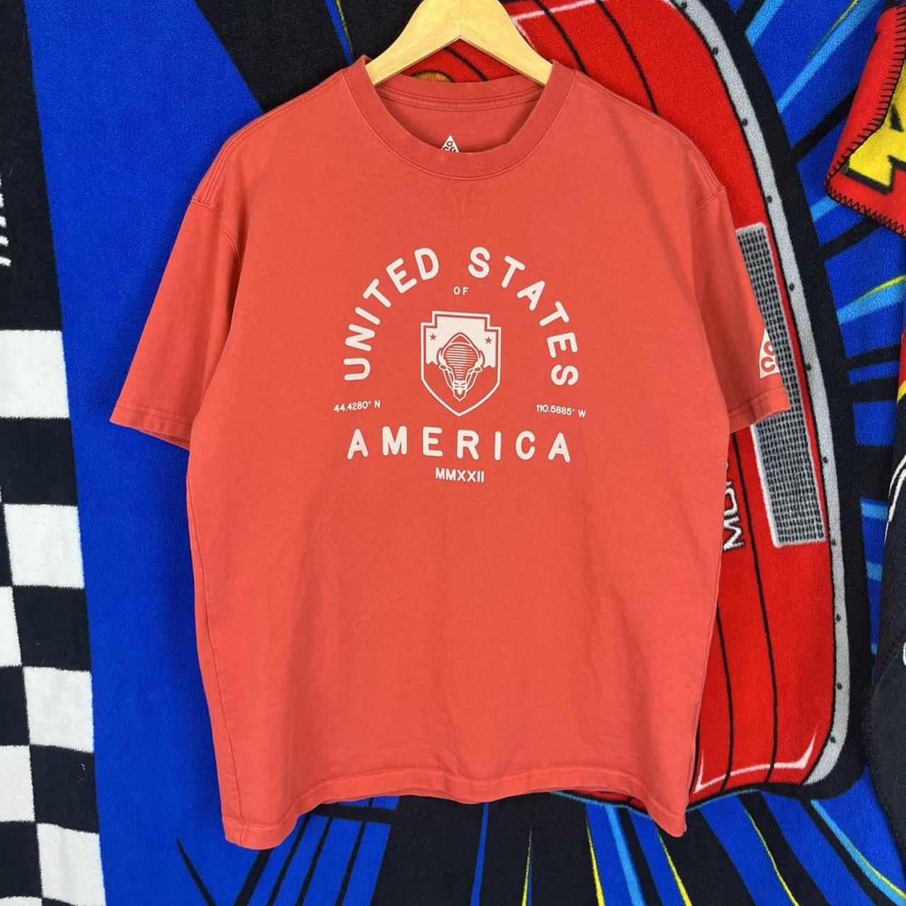 Nike ACG Medium Essential USA Tshirt Size Medium/... Depop