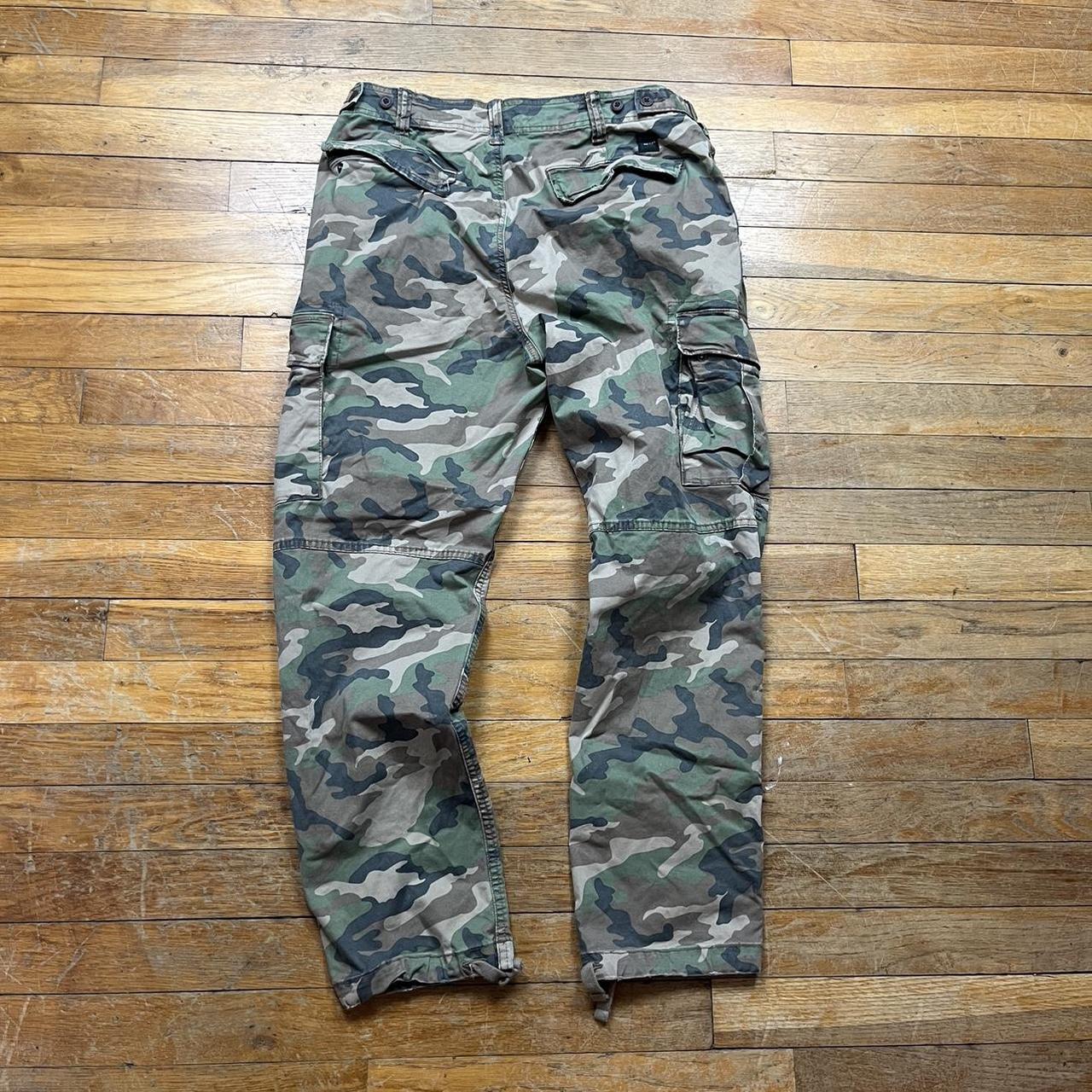 American eagle camo jeans pants mens 30x32 slim straight green brown slash  | eBay